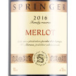 Vinařství Springer - Merlot Family reserve výběr z hroznů 2016 0,75l