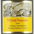 Mosela - Dr. Pauly-Bergweiler - Riesling Zeltinger Himmelreich 2009 0,75l