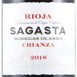 DOCa Rioja - Bodegas Olarra - Sagasta Crianza 2018 0,75l