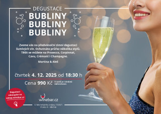 Zimní degustace - BUBLINY - BUBLINY - BUBLINY