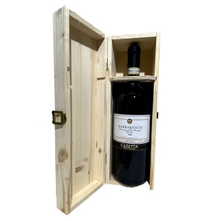 Piemont - Casetta - Barbaresco Magnum 1,5L 2008 v dřevěné dárkové krabici