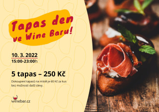 Tapas den ve Wine Baru - 5x Tapas