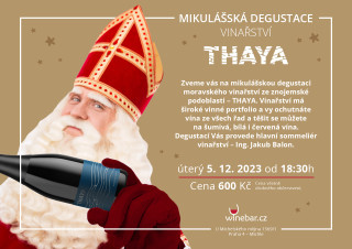Mikulášská degustace VINAŘSTVÍ THAYA