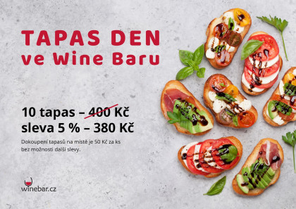 10 x TAPAS - sleva 5%