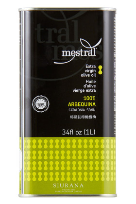 Mestral - Extra virgin olivový olej Arbequina 1L plech