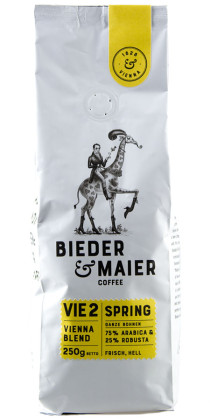 Bieder Maier káva VIE2, 75% Arabica, 25% Robusta, 250g