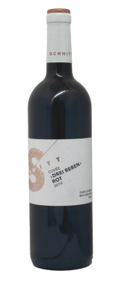5 + 1 zdarma Pfalz - Weingut Egon Schmitt - Cuvée Drei reben rot 2019 0,75l