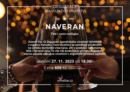 Degustace španělského vinařství NAVERAN