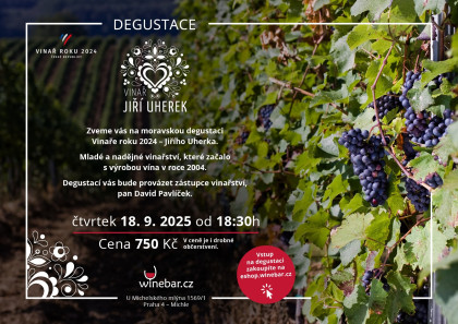 Degustace - VINAŘ Jiří Uherek
