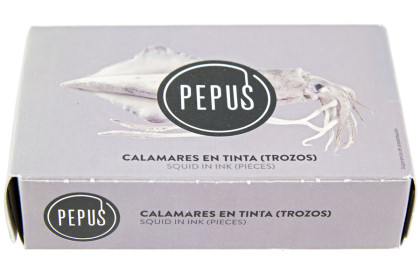 Pepus - Kalamáry v inkoustové omáčce 115g