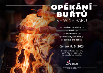 Opékání buřtů