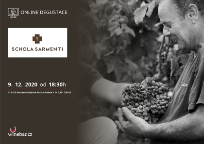 Online degustace Schola Sarmenti - láhev Prosecca + 7 vzorků x 0,1l