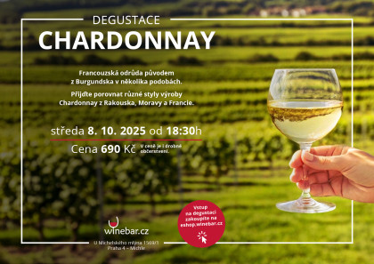 Degustace odrůdy CHARDONNAY